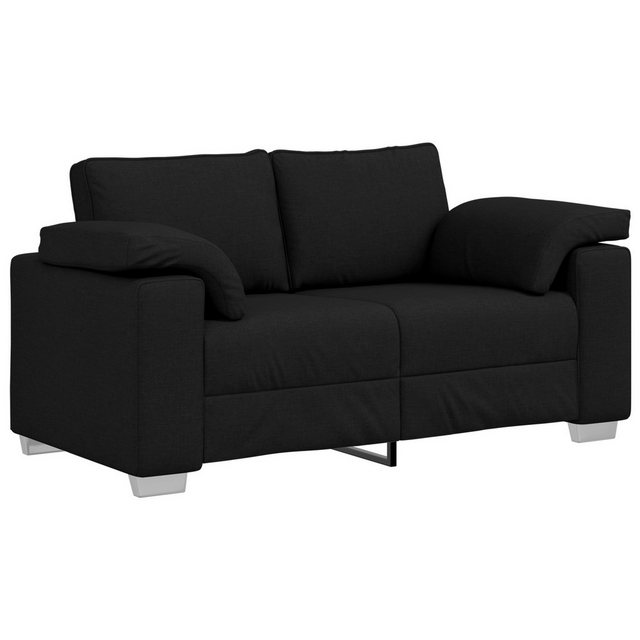 vidaXL Sofa Sofa Schwarz Stoff, Holzrahmen Mittel Langlebig Modernes Sofa, günstig online kaufen