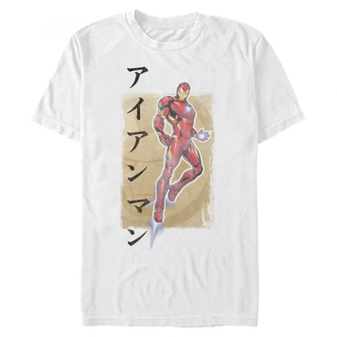 Marvel - Avengers - Iron Man Aianman Kanji - Männer T-Shirt günstig online kaufen