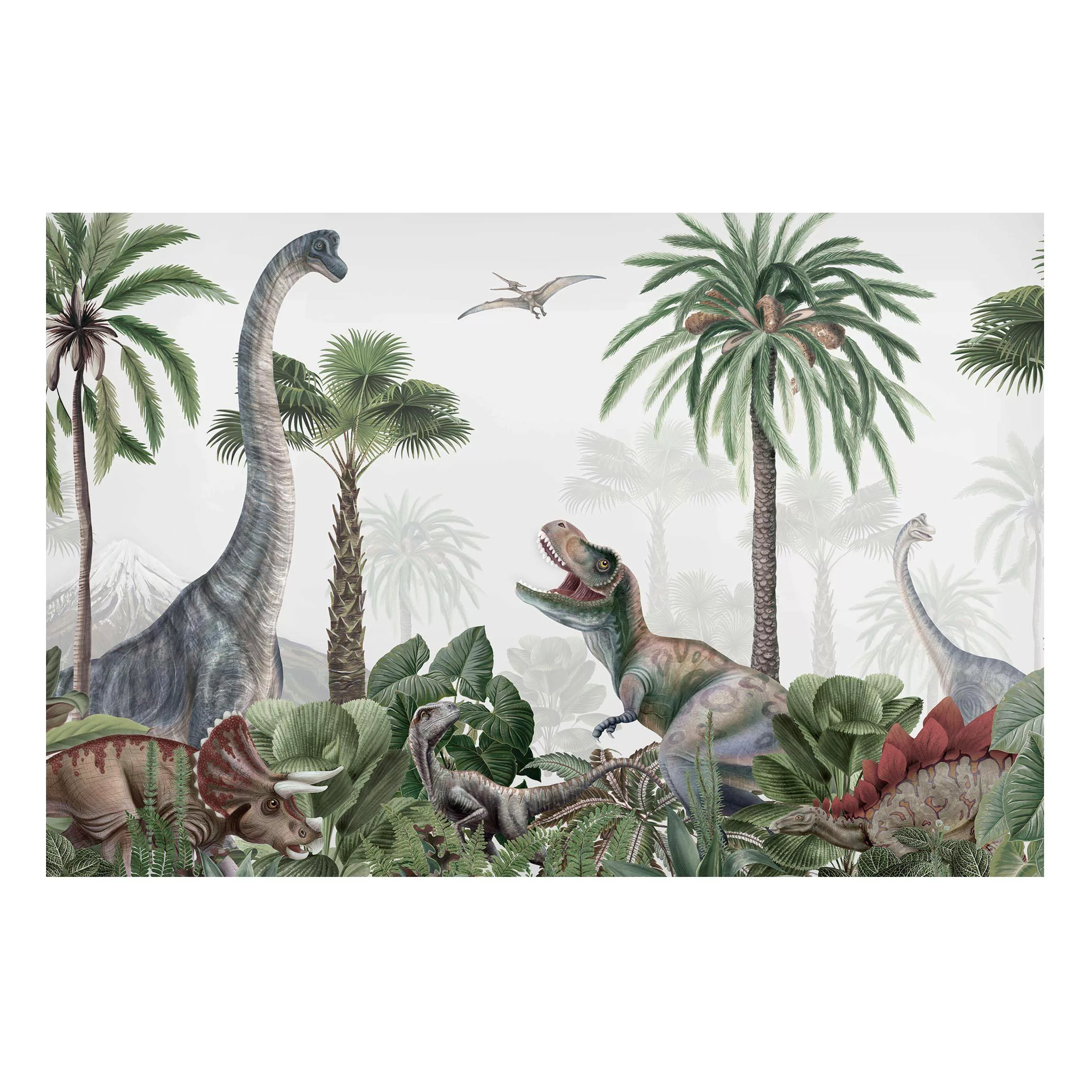 Magnettafel Dinosauriergiganten im Dschungel günstig online kaufen