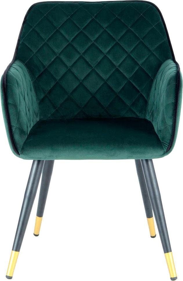 Kayoom Stuhl "Amino 625, stilvoller Design-Stuhl,samtweicher Bezug aus Velv günstig online kaufen