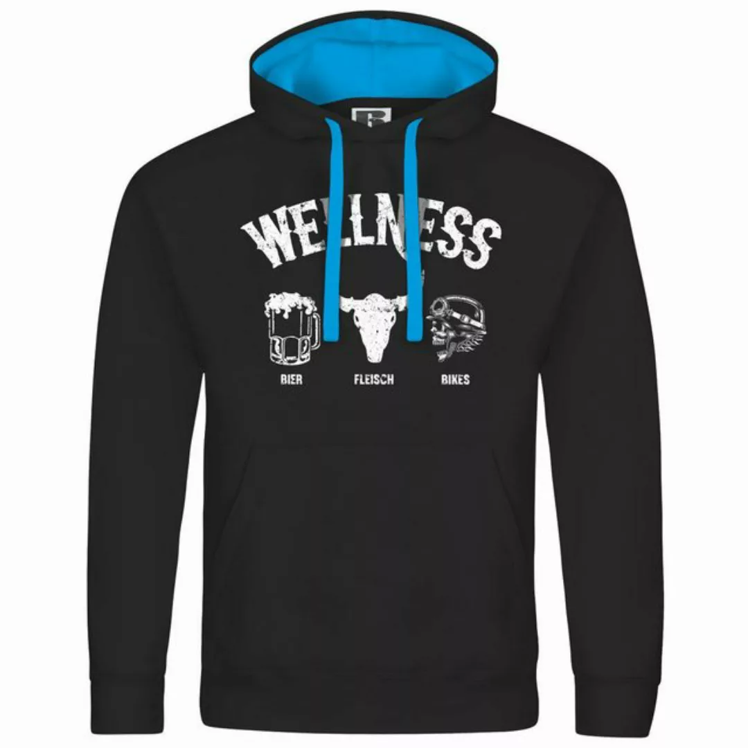 deinshirt Kapuzenpullover Herren Kapuzenpullover Wellness für Biker Mit Pri günstig online kaufen