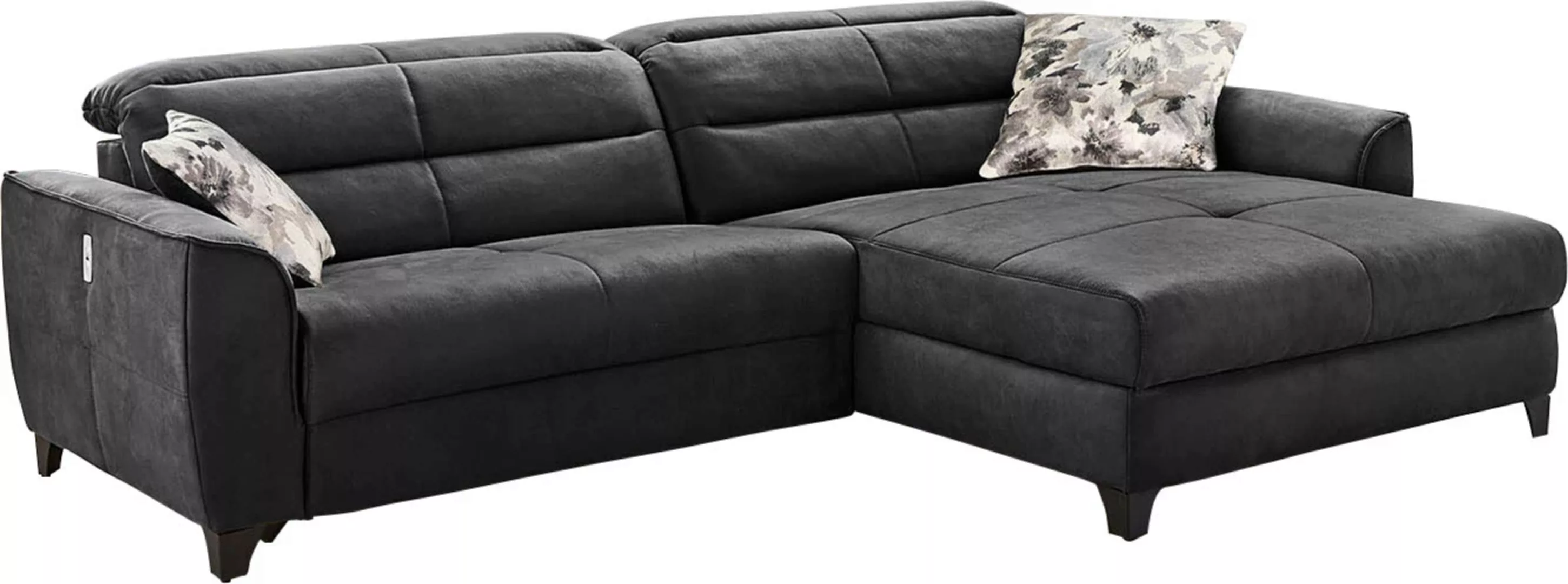 Jockenhöfer Gruppe Ecksofa "Double One", mit 2x 120cm breiten, elektromotor günstig online kaufen