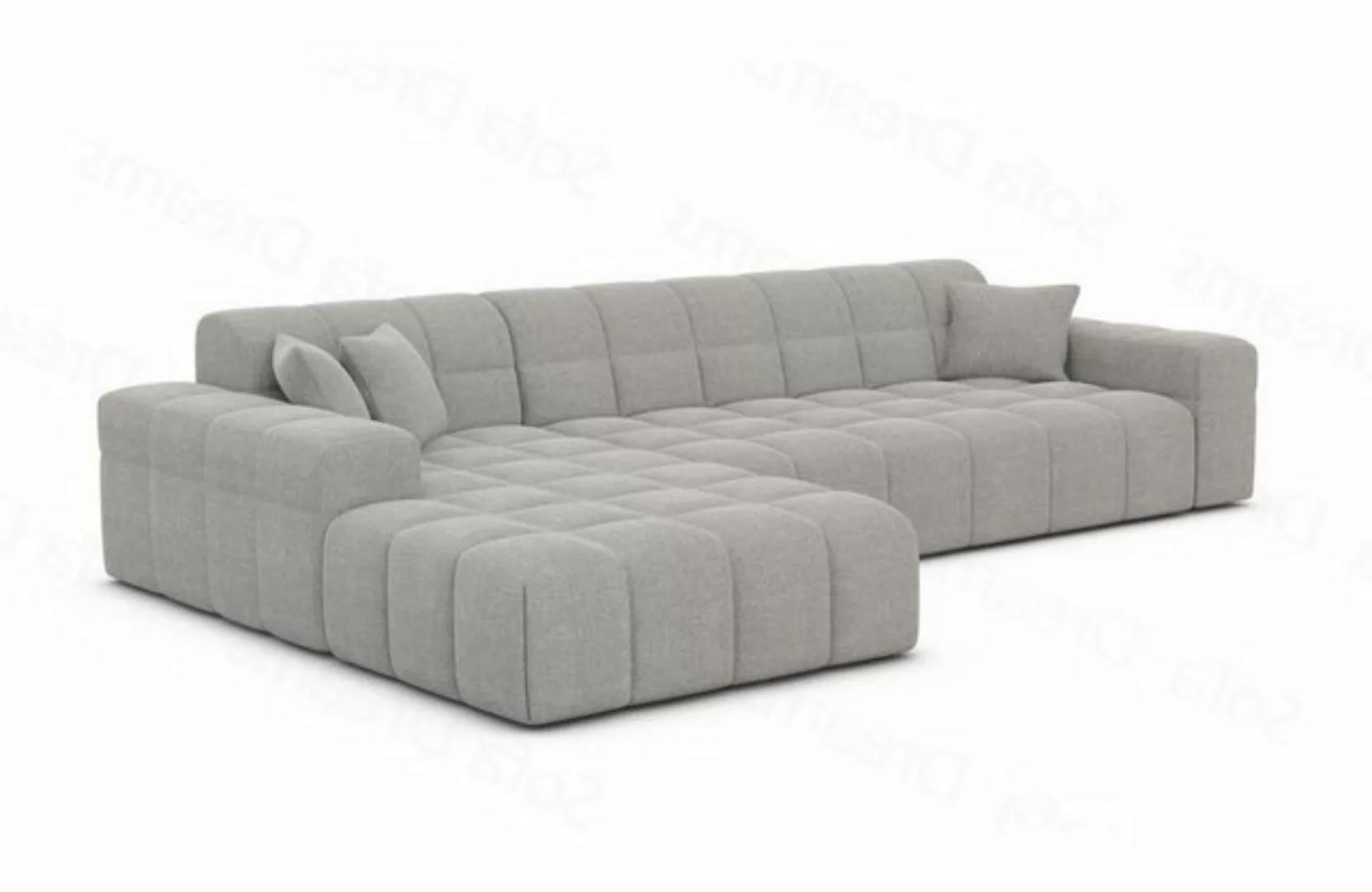 Sofa Dreams Ecksofa Stoffsofa Ibiza L Form kurz Stoff Modern Eckcouch Sofa günstig online kaufen