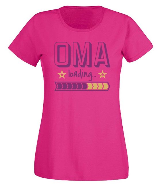 G-graphics T-Shirt Damen T-Shirt - Oma loading … Slim-fit-Shirt, mit Frontp günstig online kaufen