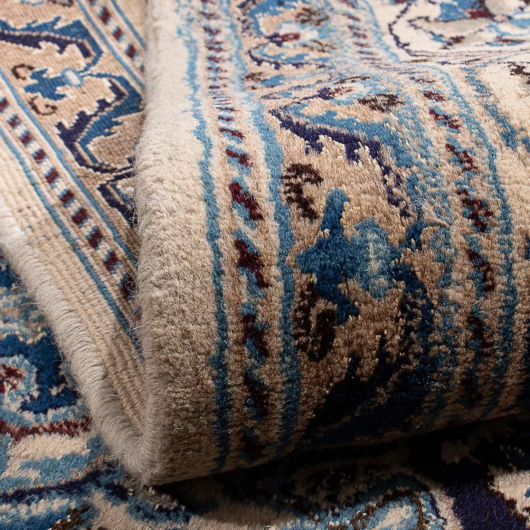 morgenland Orientteppich »Perser - Nain quadratisch - 196 x 189 cm - blau«, günstig online kaufen