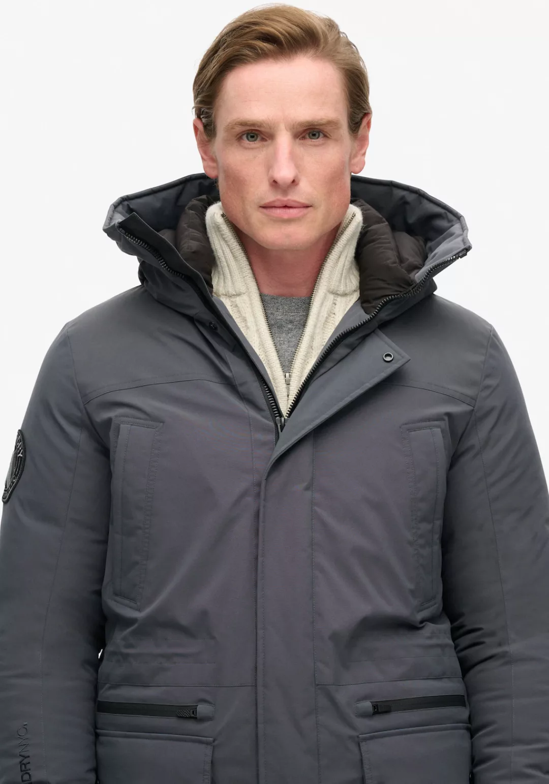 Superdry Steppjacke "City Padded Parka Jacket", mit Kapuze günstig online kaufen