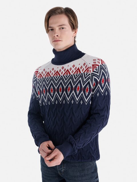 Colins Strickpullover Regular Fit Marineblauer Herrenpullover Cl1066425 günstig online kaufen