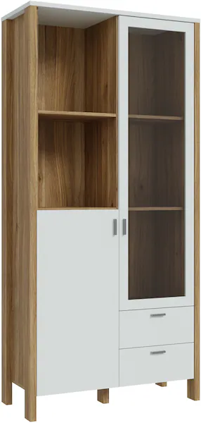FORTE Vitrine "Saitama", Stauraumvitrine, Standvitrine, Stauraumschrank, Hö günstig online kaufen