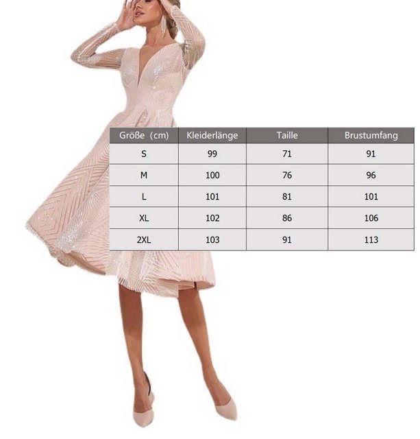 KIKI Abendkleid Rosa Spitzen-Abendkleid für Damen – mittellanges Kleid – Pa günstig online kaufen