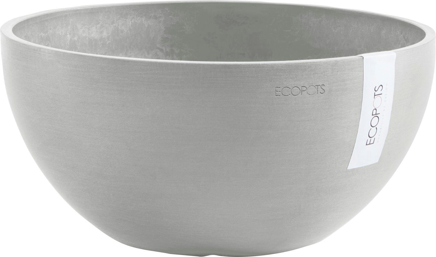 ECOPOTS Blumentopf BRUSSELS White Grey, BxTxH: günstig online kaufen