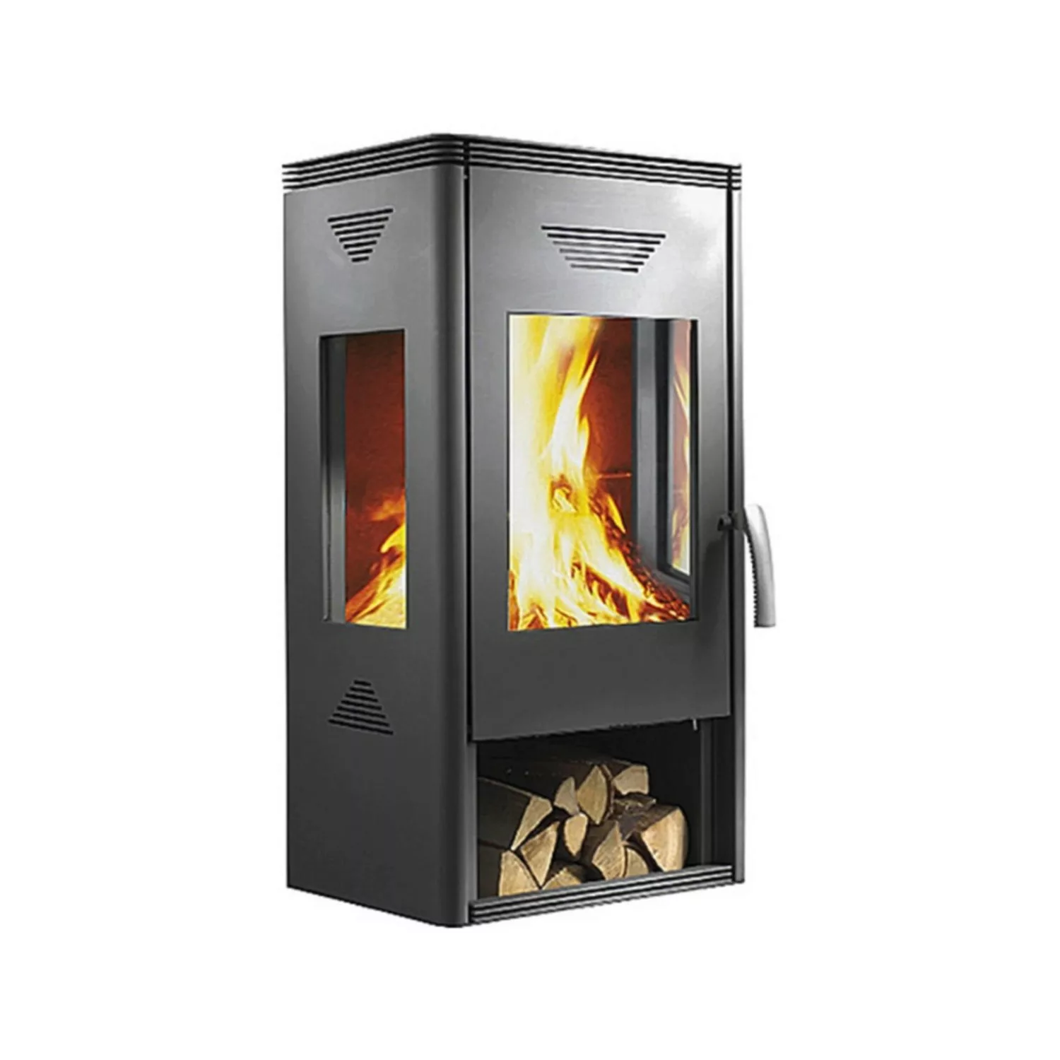 Wamsler Trion - H Kaminofen Stahl Schwarz 8 kW günstig online kaufen