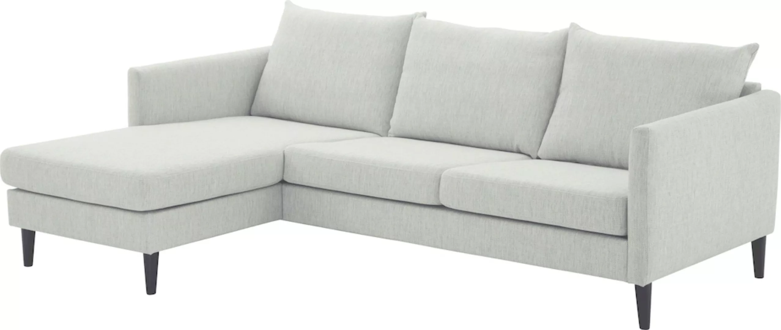 ATLANTIC home collection Ecksofa "Rekvik L-Form", mit Wellenunterfederung, günstig online kaufen