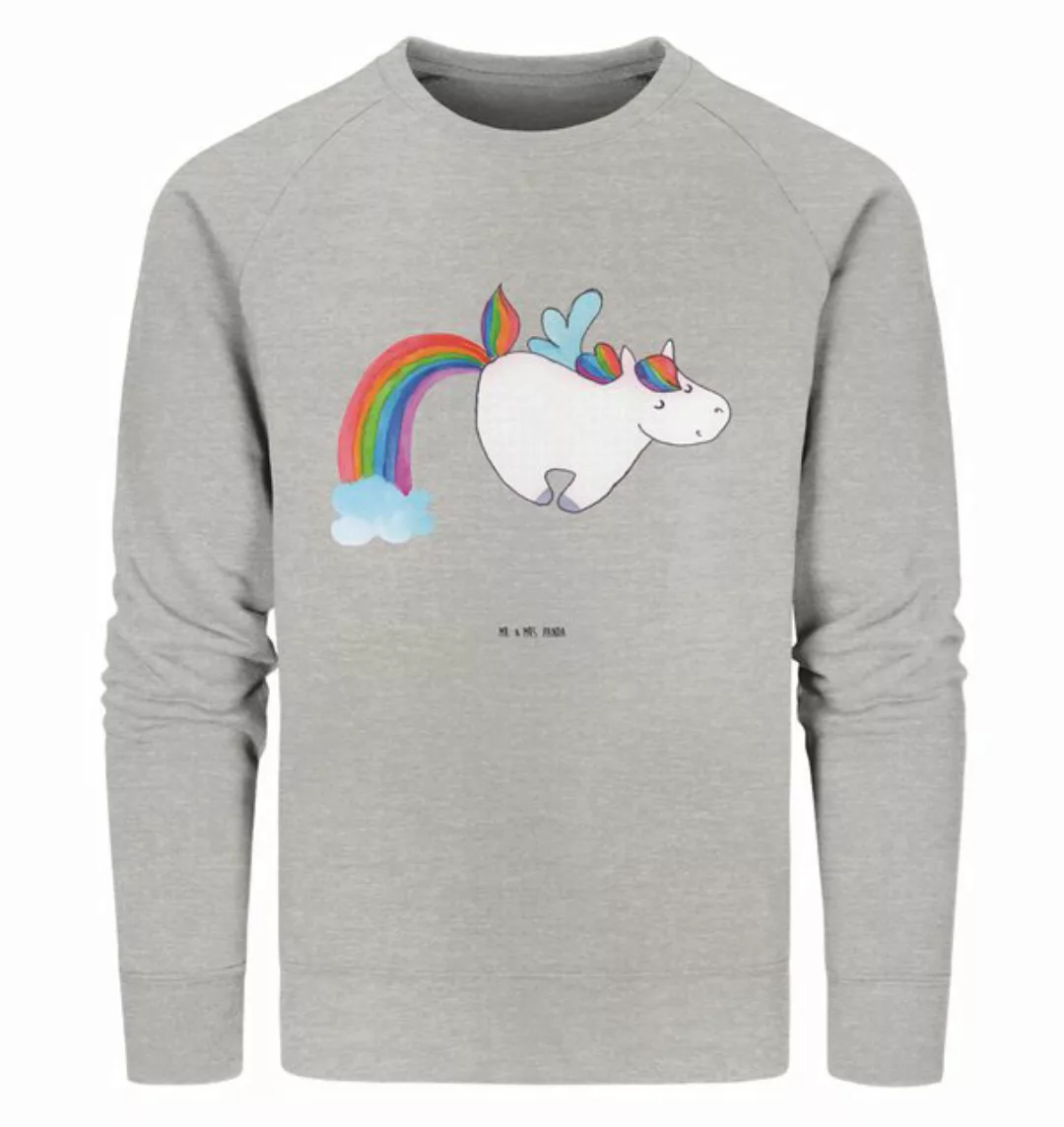 Mr. & Mrs. Panda Longpullover Größe XXL Einhorn Pegasus - Heather Grey - Ge günstig online kaufen