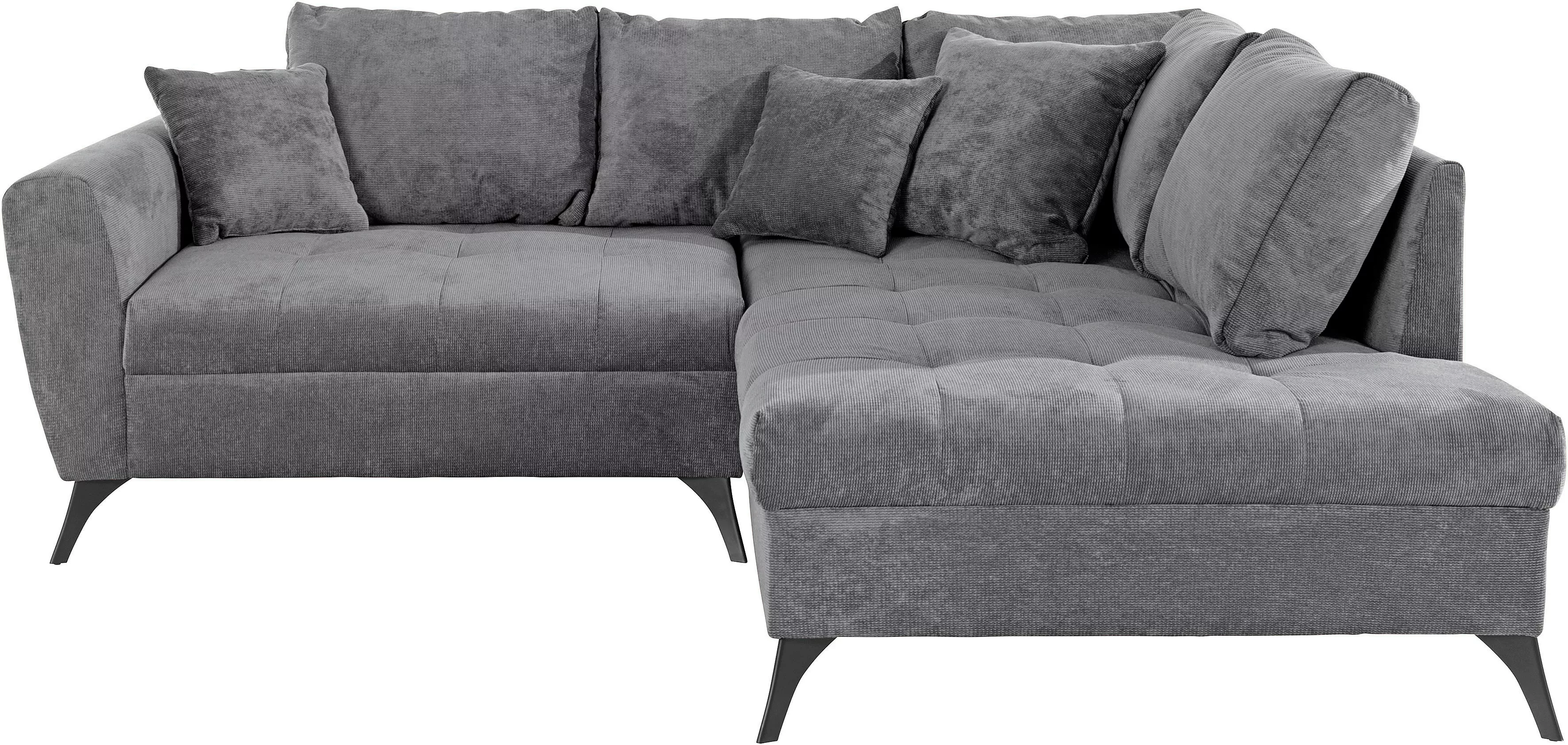 INOSIGN Ecksofa "Lörby L-Form", Belastbarkeit bis 140kg pro Sitzplatz, auch günstig online kaufen