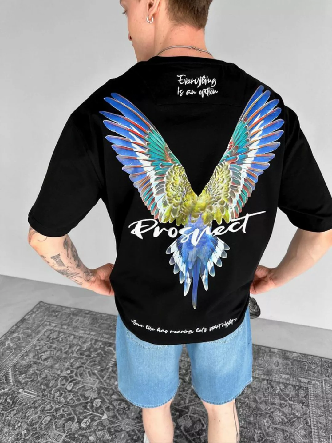 Abluka T-Shirt OVERSIZE PARADISE T-SHIRT günstig online kaufen