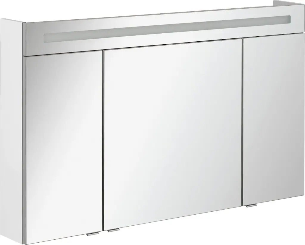 FACKELMANN Spiegelschrank "CL 120 - weiß", Badmöbel Breite 120 cm, 3 Türen, günstig online kaufen