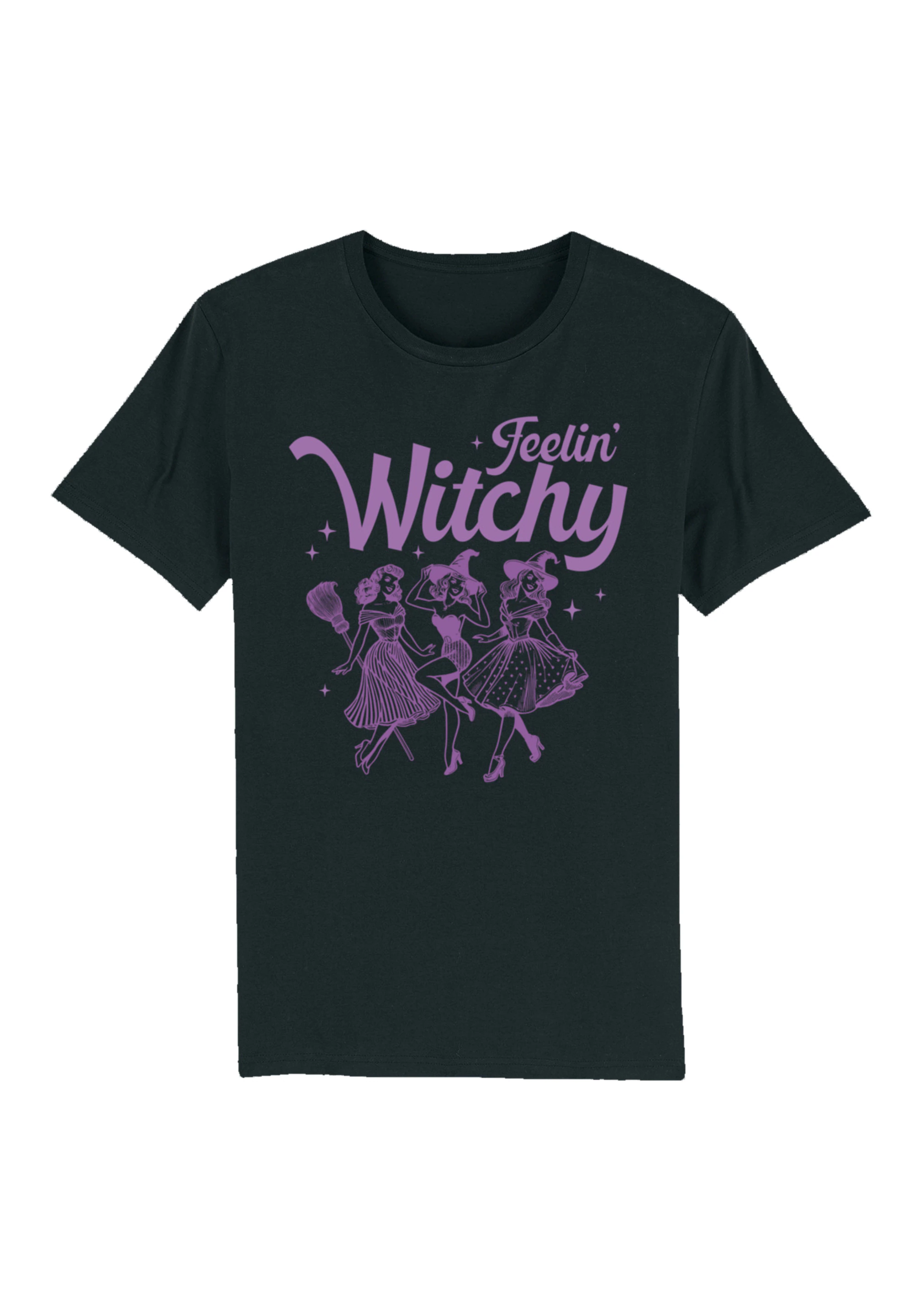 F4NT4STIC T-Shirt "Halloween Witch feelin witchy", Premium Qualität, Hallow günstig online kaufen