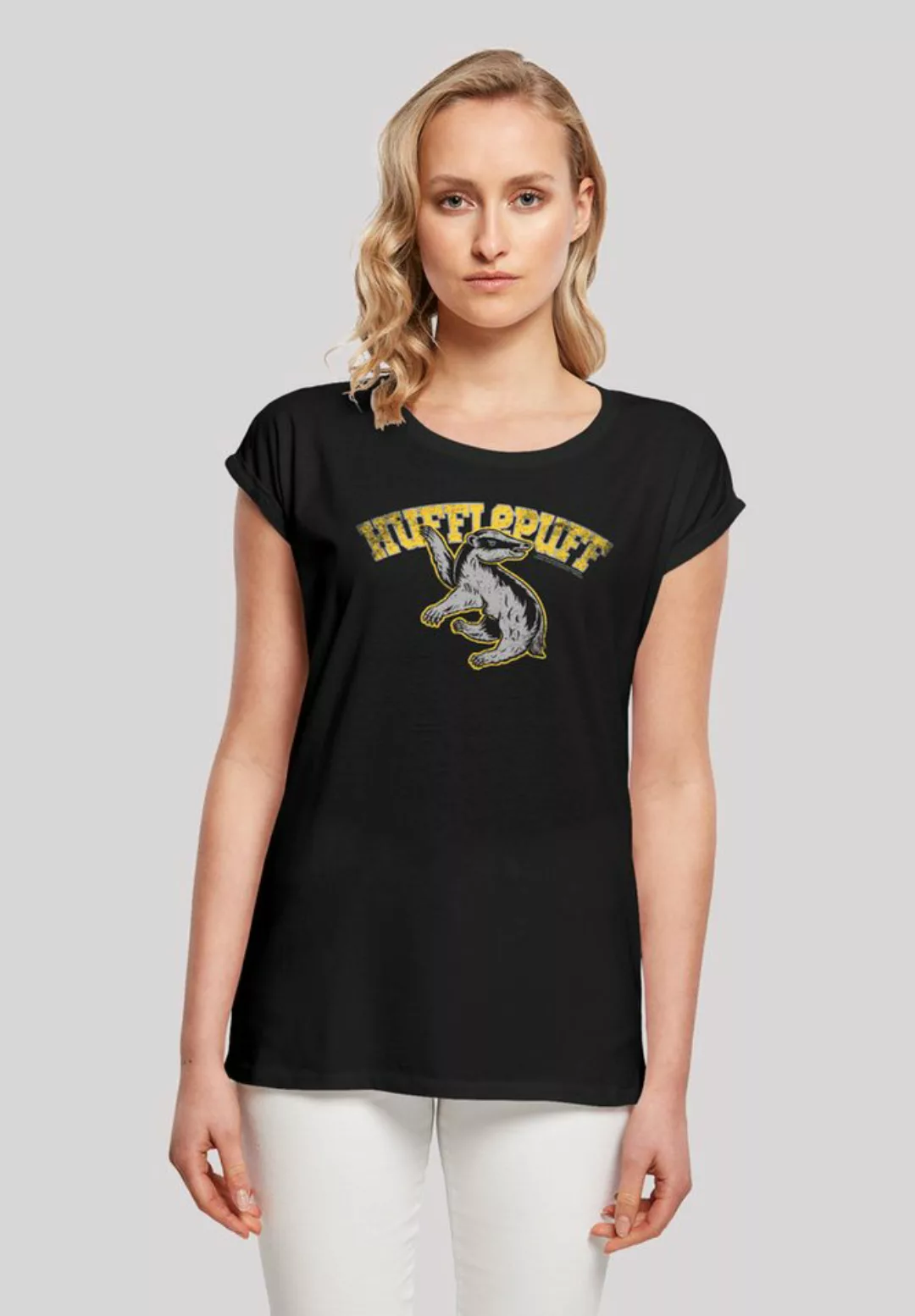 F4NT4STIC T-Shirt "Harry Potter Hufflepuff Sport Emblem", Print günstig online kaufen