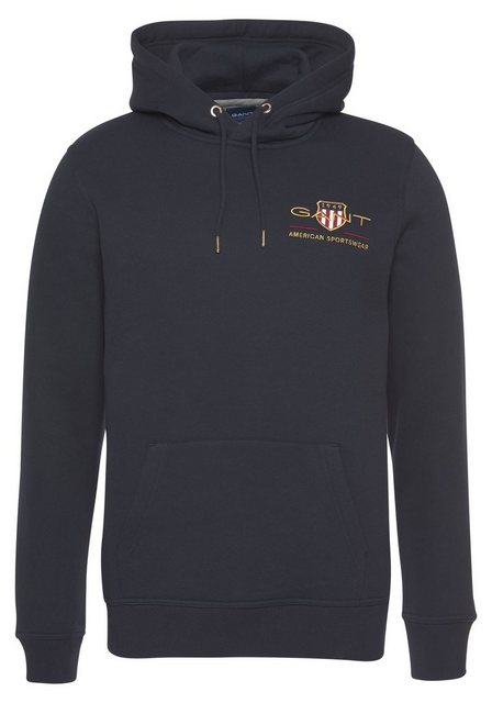 Gant Kapuzensweatshirt D2. MEDIUM ARCHIVE SHIELD mit Kängurutasche günstig online kaufen