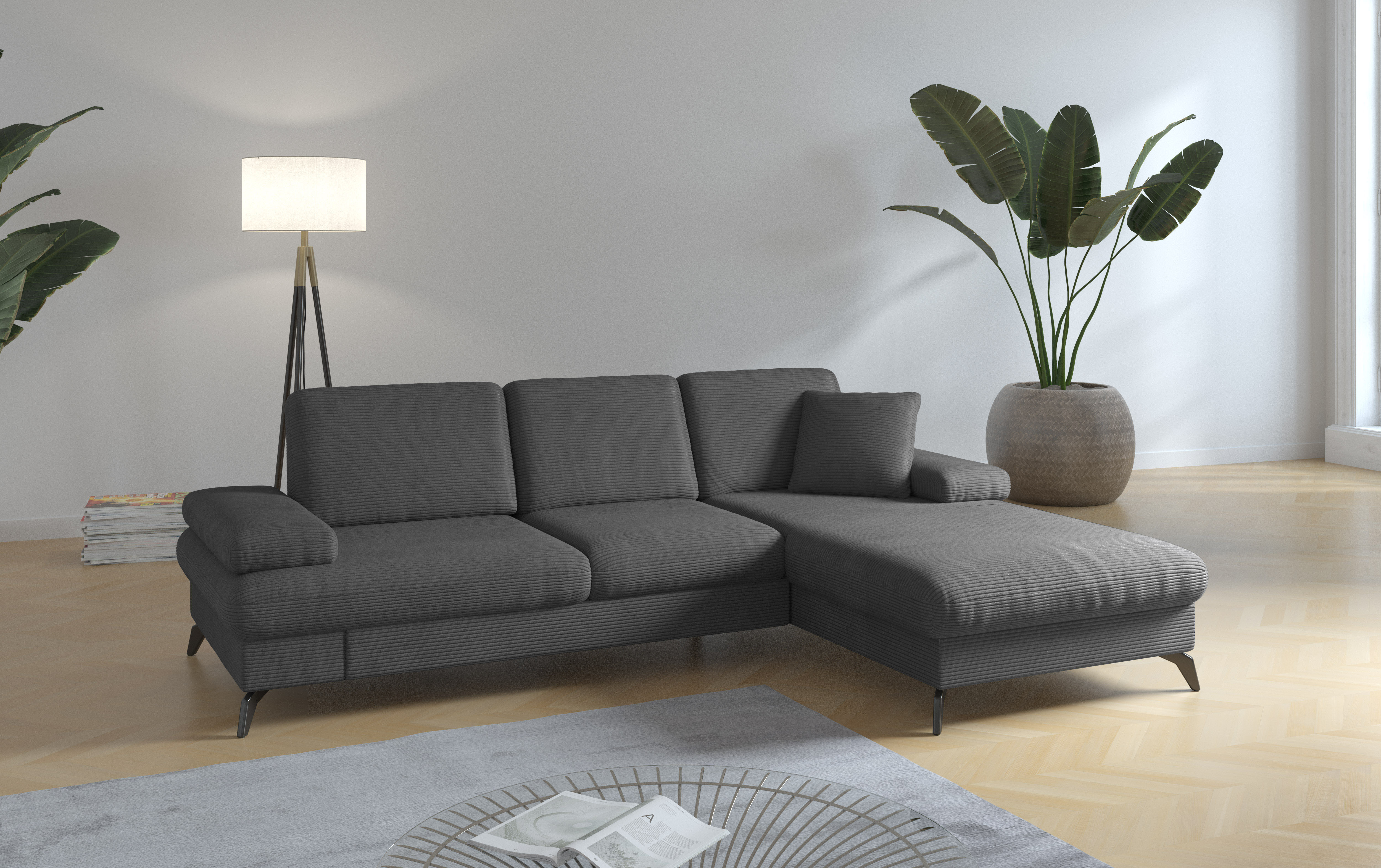 sit&more Ecksofa "Morris Jubi L-Form, inklusive XXL-Liegefläche, bzw. Schla günstig online kaufen