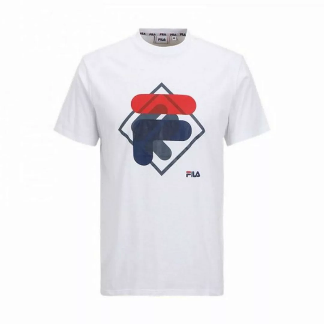 Fila T-Shirt Herren Kurzarm-T-Shirt Fila FAM0447 10001 Weiß günstig online kaufen