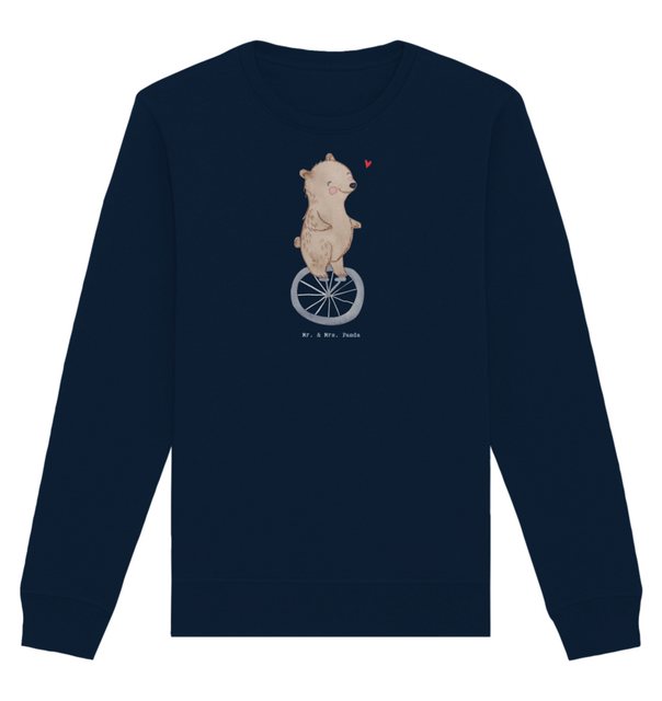 Mr. & Mrs. Panda Longpullover Größe S Bär Einrad fahren - French Navy - Ges günstig online kaufen