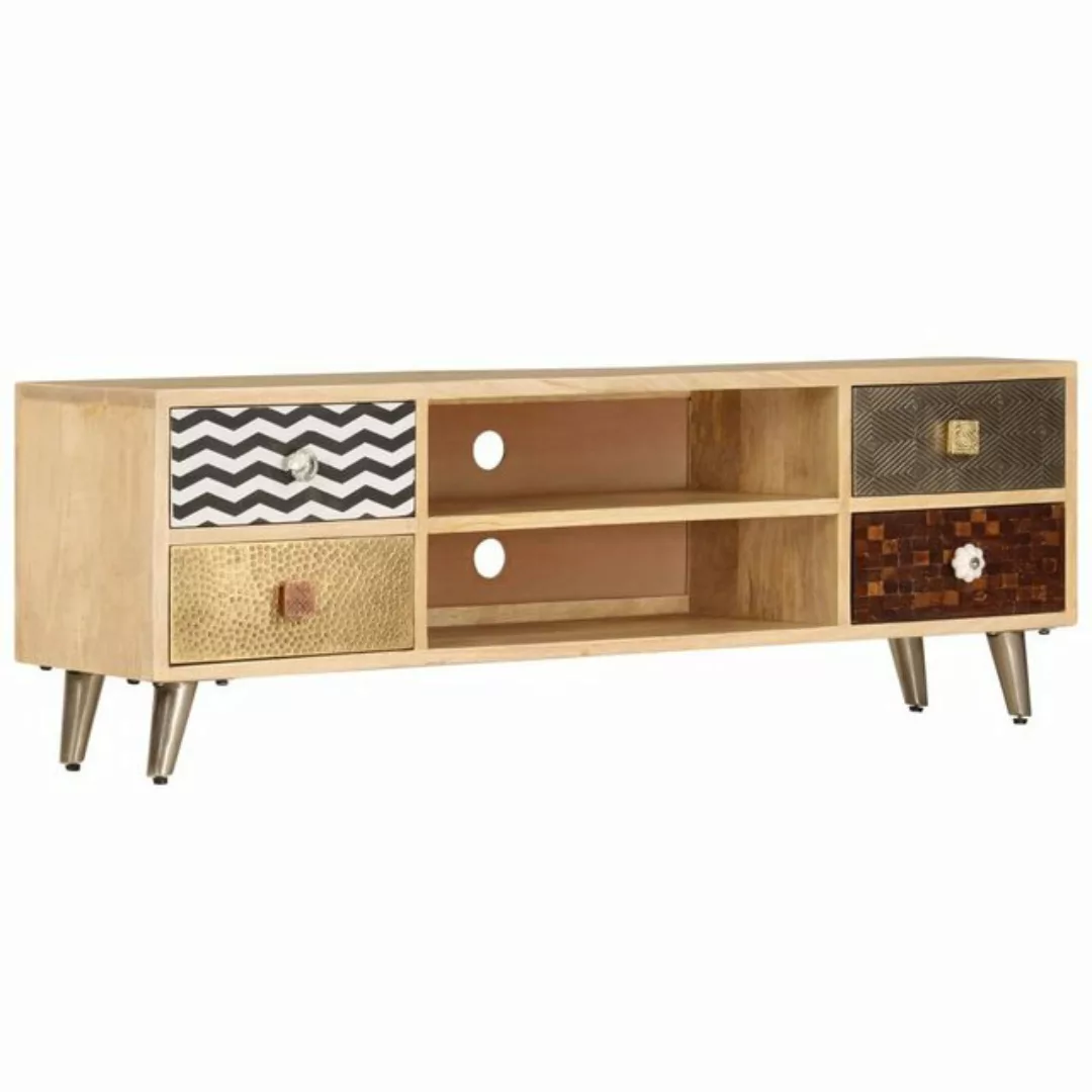 furnicato TV-Schrank 120x30x40 cm Massivholz Mango günstig online kaufen