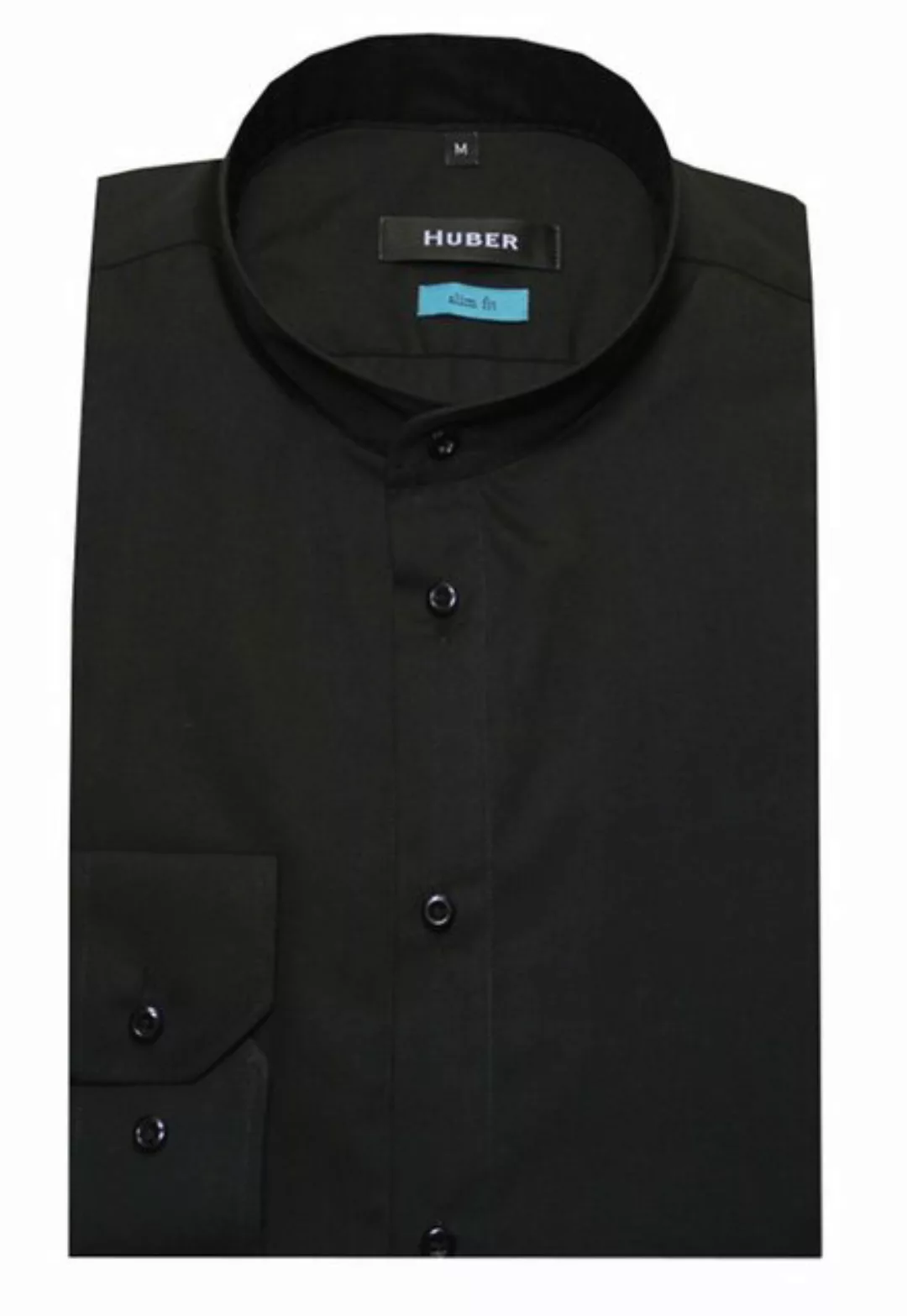 Huber Hemden Langarmhemd HU-0381 Stehkragen Slim Fit taillierte schmale kör günstig online kaufen