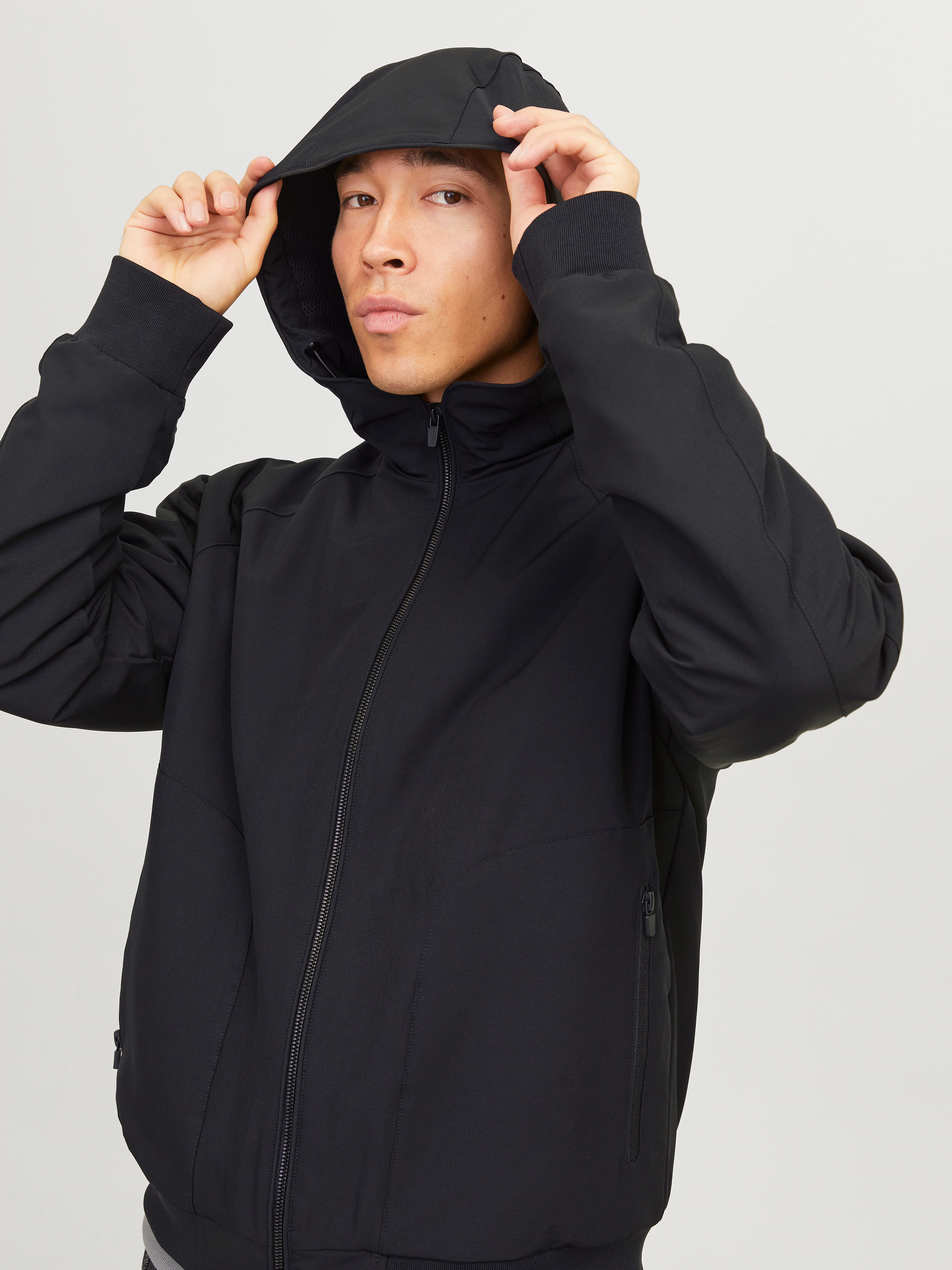 Jack & Jones Bomberjacke "JJEPERFECT BOMBER NOOS", mit Kapuze, mit Kapuze günstig online kaufen