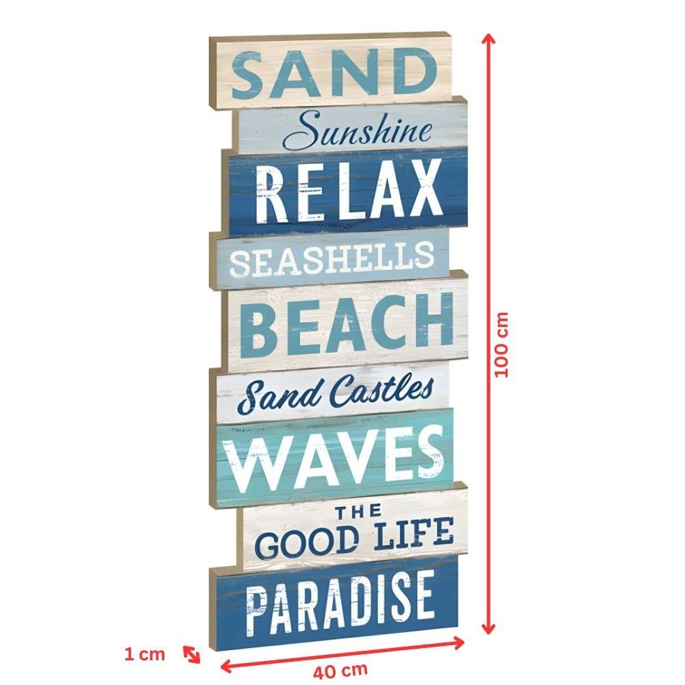 Melko Wandbild Melko Plankenschild 100 x günstig online kaufen