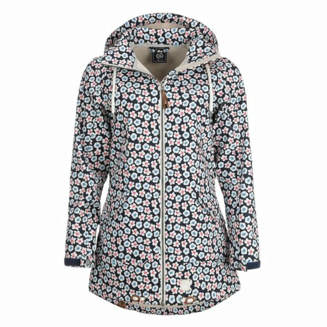 Dry Fashion Softshelljacke Damen Softshell Mantel Stralsund mit Blumen-Prin günstig online kaufen