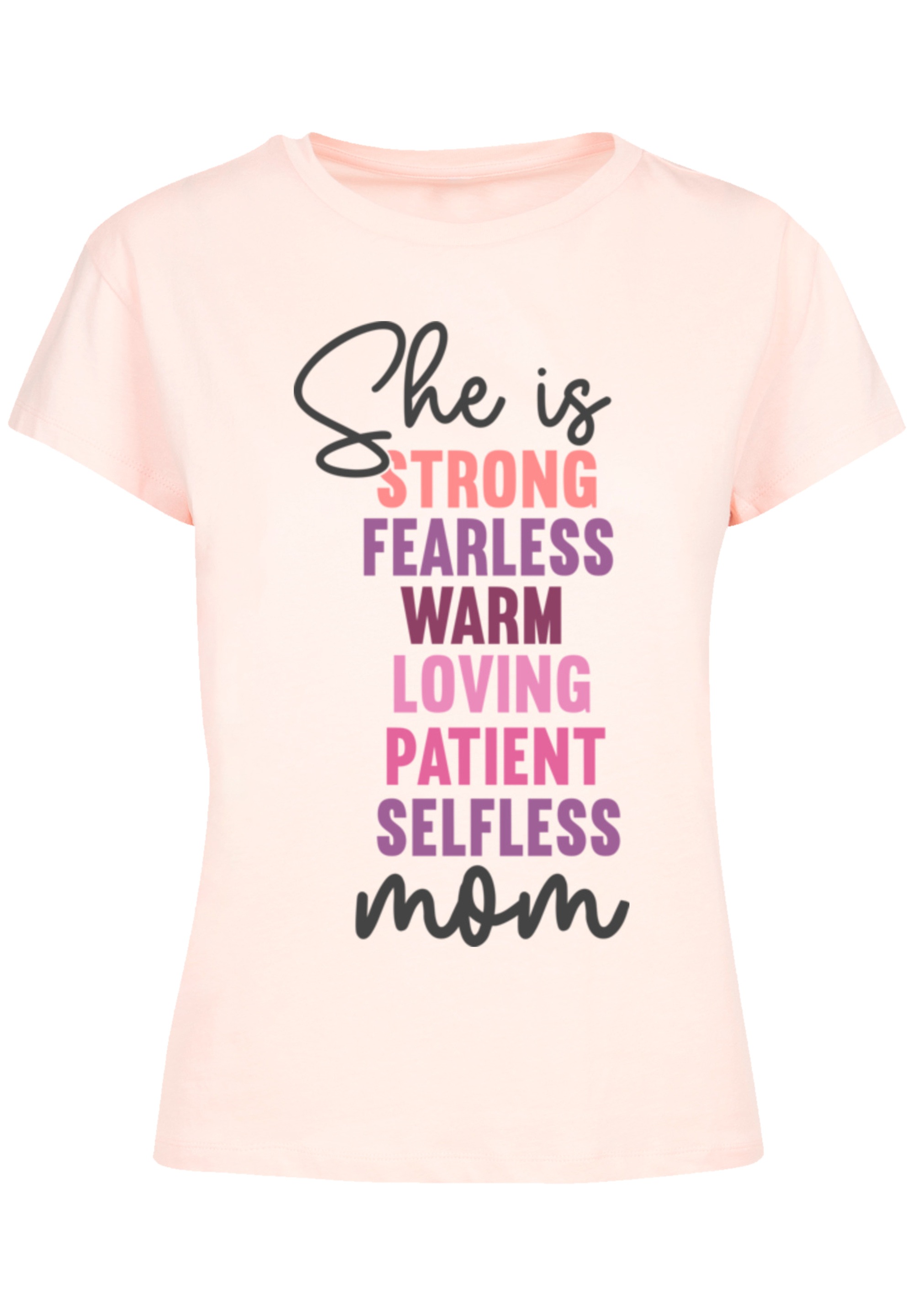 F4NT4STIC T-Shirt "Mothers Day Strong & Fearless Mom Inspirational Quote", günstig online kaufen