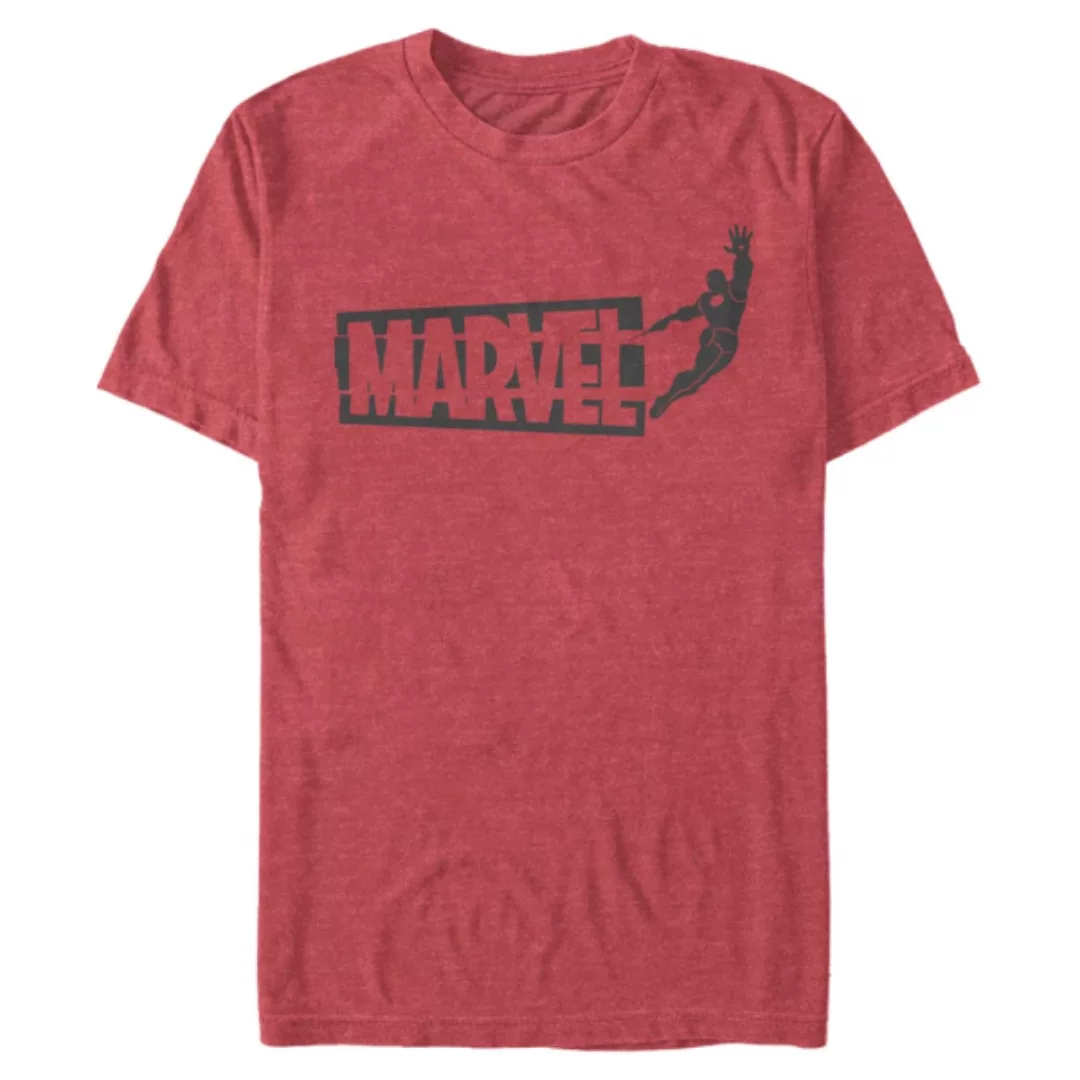 Marvel - Iron Man Fly By Logo - Männer T-Shirt günstig online kaufen