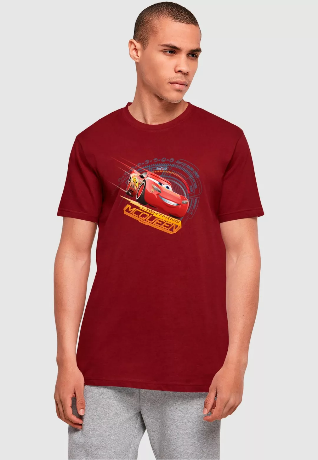 ABSOLUTE CULT T-Shirt "ABSOLUTE CULT Herren Cars - Lightning McQueen Basic günstig online kaufen