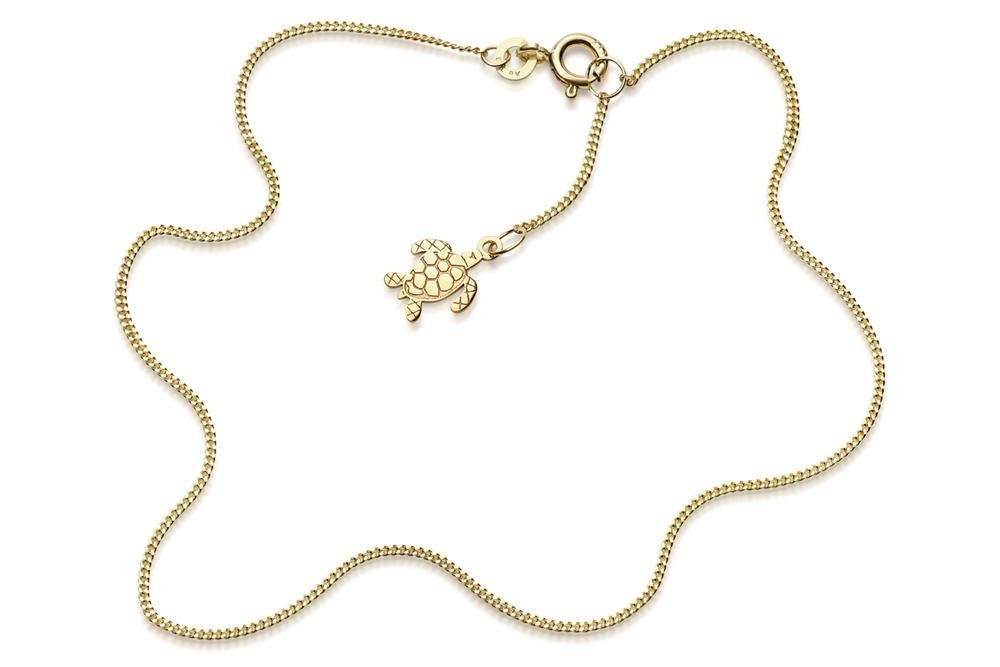 Silberkettenstore Fußkette Fußkette Panzer 1mm mit günstig online kaufen