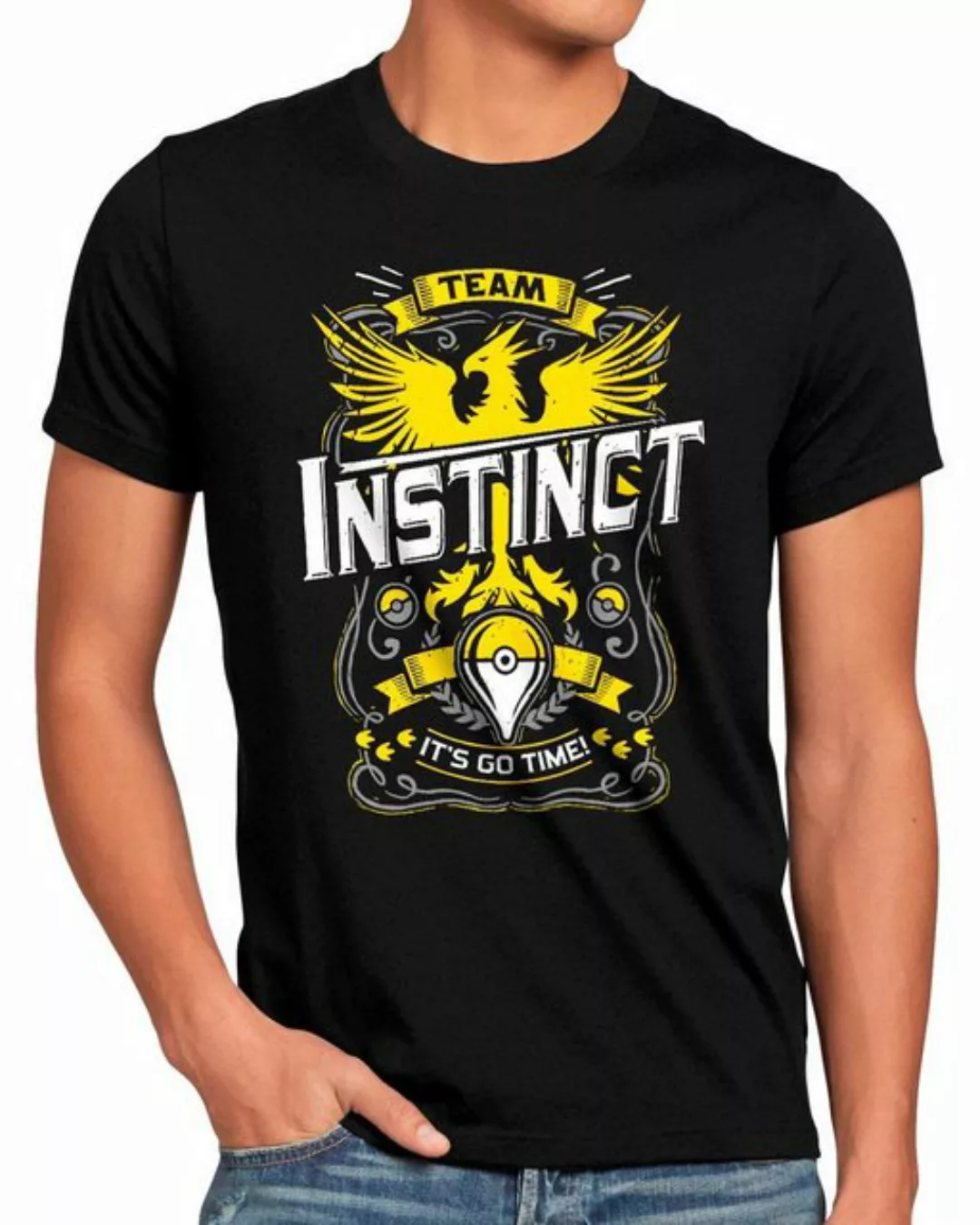 style3 T-Shirt Let's Go Instinct amiibo planet go pokemon pikachu günstig online kaufen