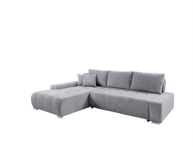 Fun Möbel Ecksofa Sofa mit Schlaffunktion VOGAR, inkl. Bettkasten, inkl. 3 günstig online kaufen