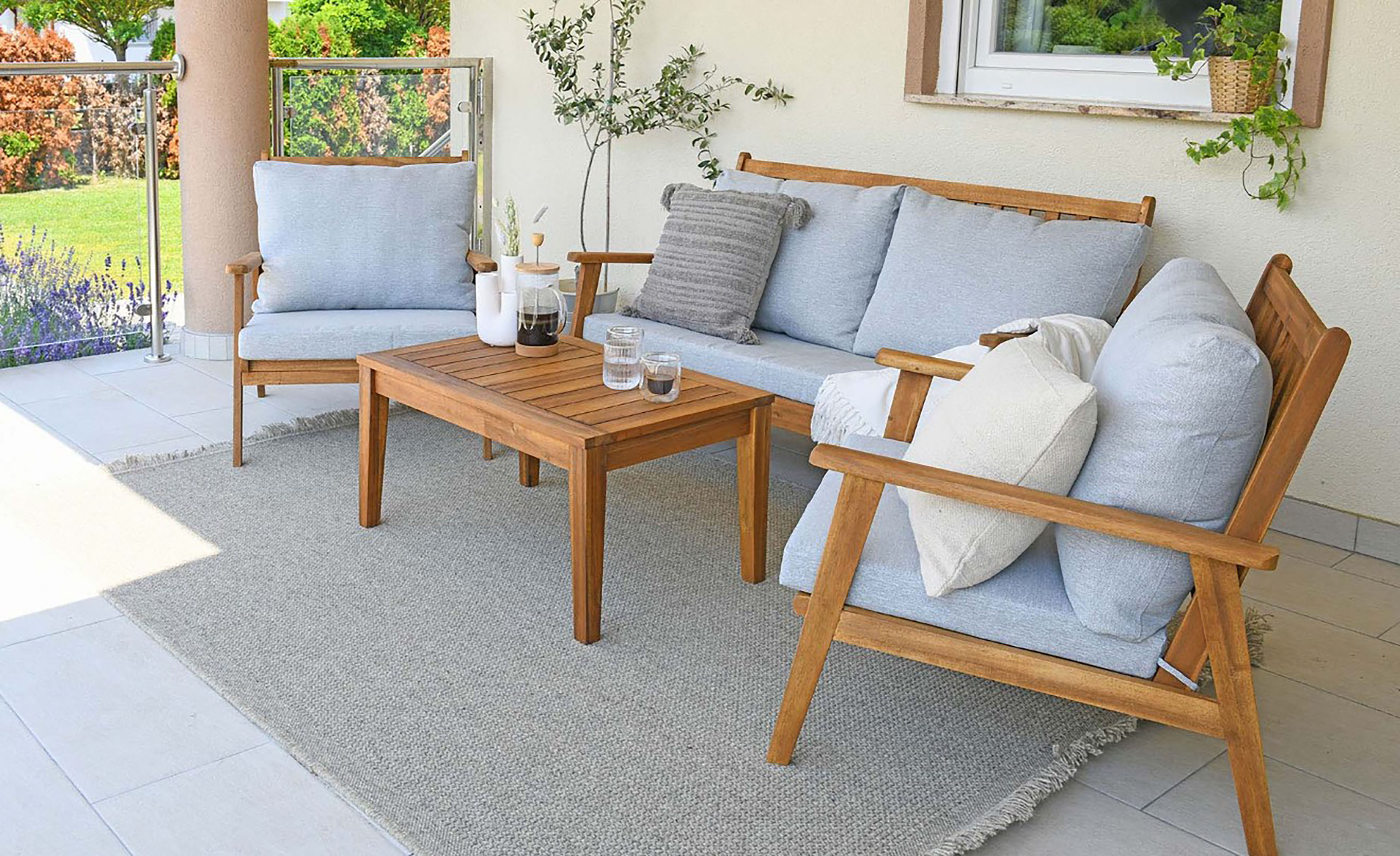 byLIVING Gartenlounge-Set "LA PALMA", (Set, 11 tlg., Lounge -Set, Gartenmöb günstig online kaufen