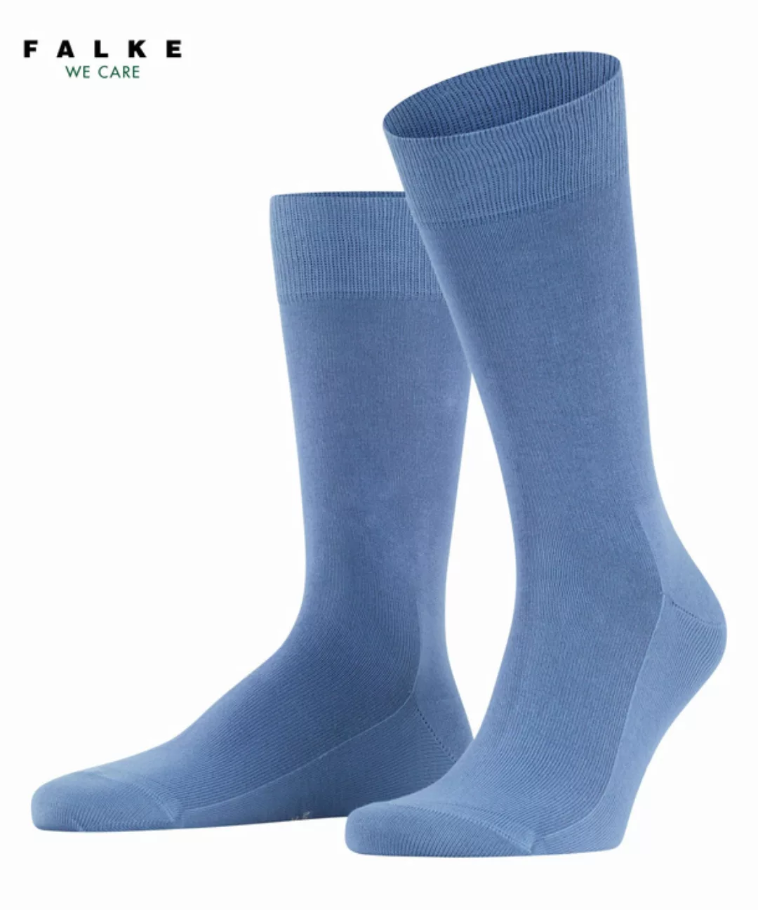 FALKE Family Herren Socken, 43-46, Blau, Uni, Baumwolle, 14657-684603 günstig online kaufen