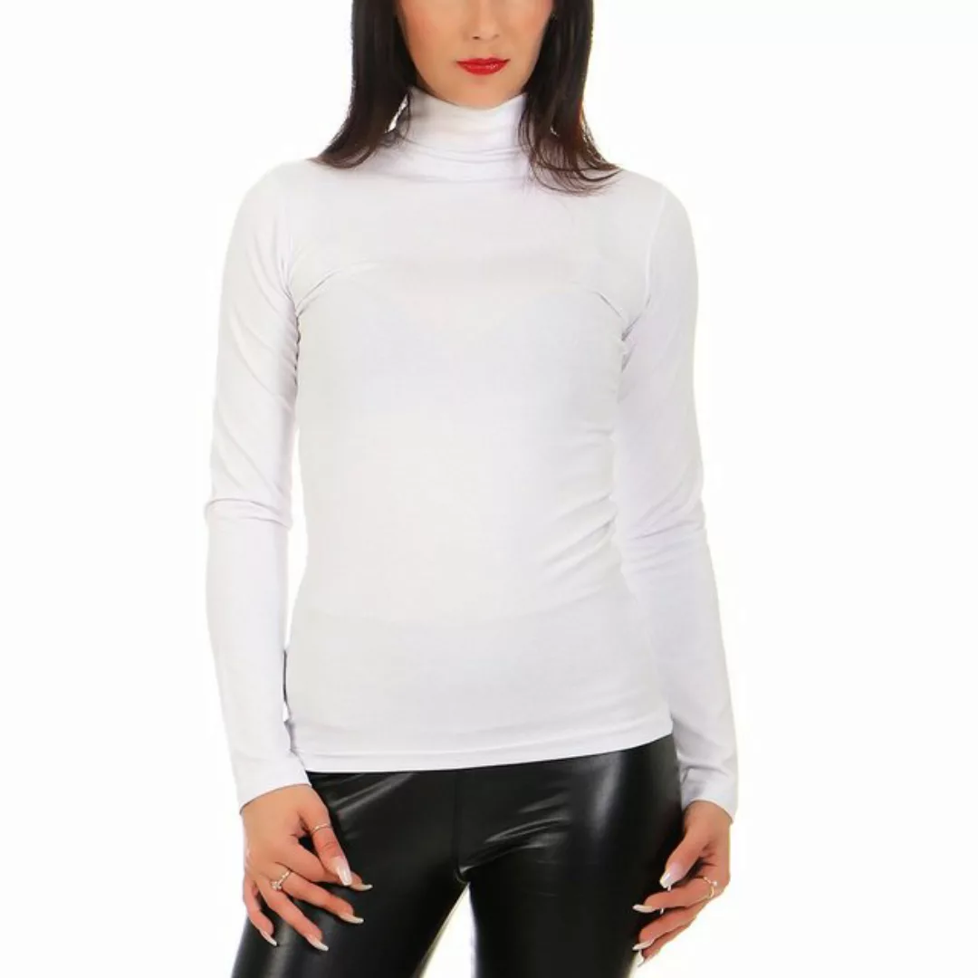 Mellice Rollkragenshirt Damen Langarm Rollkragen Shirt günstig online kaufen