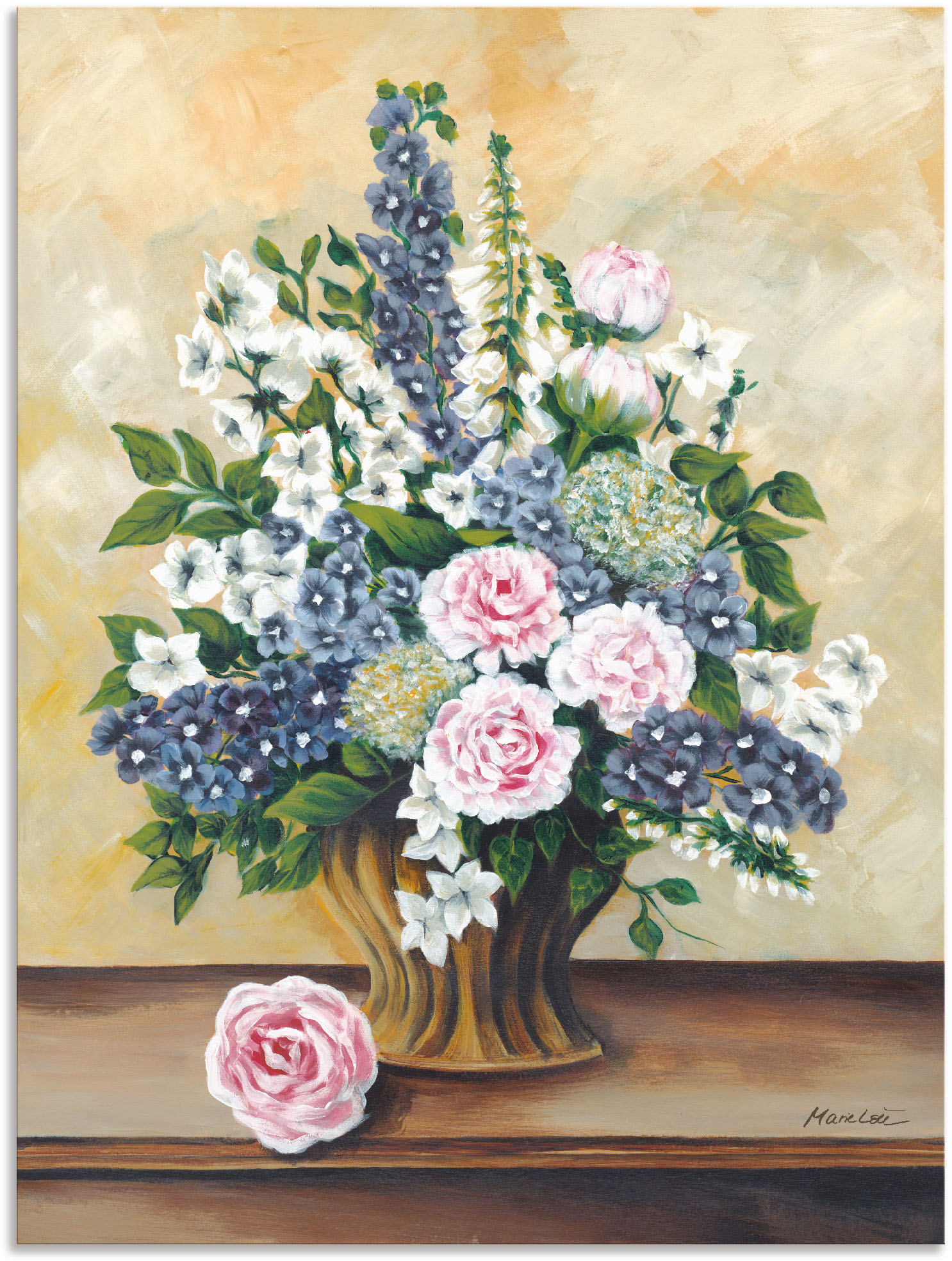 Artland Wandbild "Blumenbouqet", Blumen, (1 St.), als Alubild, Outdoorbild, günstig online kaufen