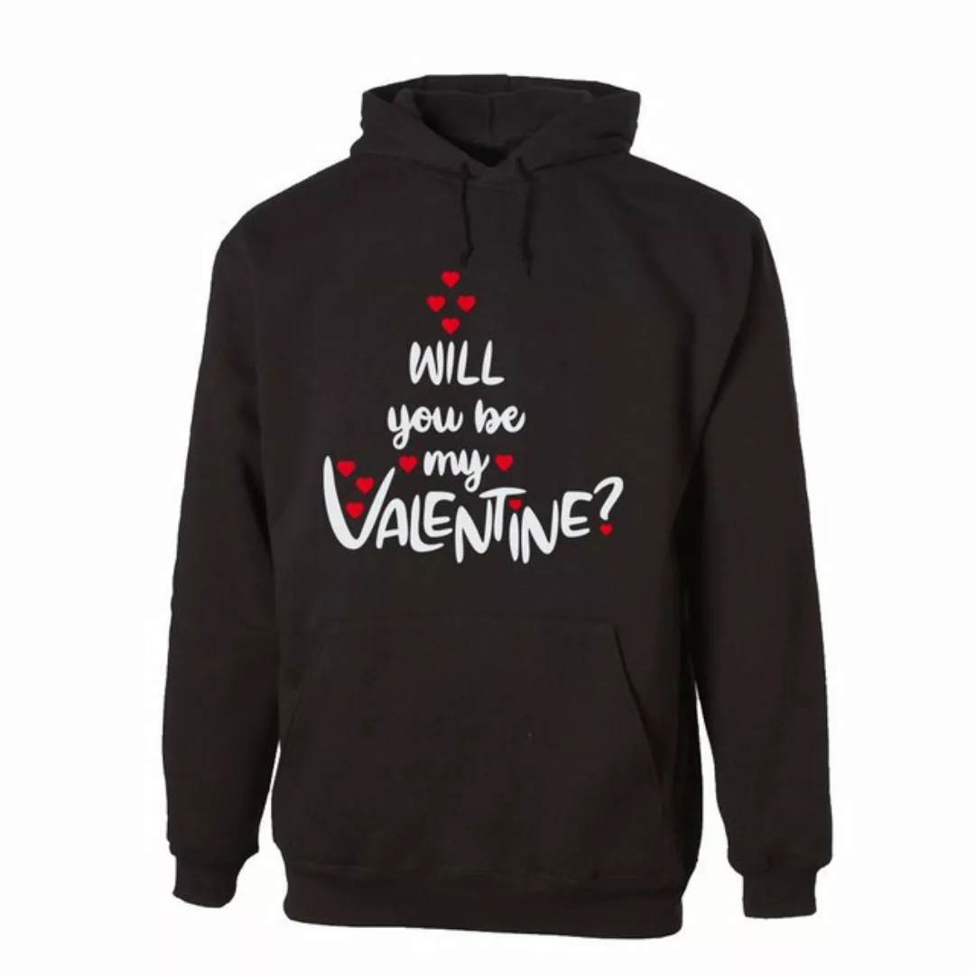 G-graphics Hoodie Will you be my Valentine? mit trendigem Frontprint, Aufdr günstig online kaufen