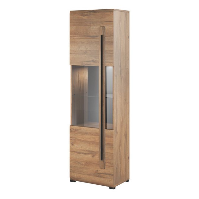 Lomadox Vitrine TURDA-83 nschrank Eiche Grandson Nb. moderner Stil, B/H/T: günstig online kaufen