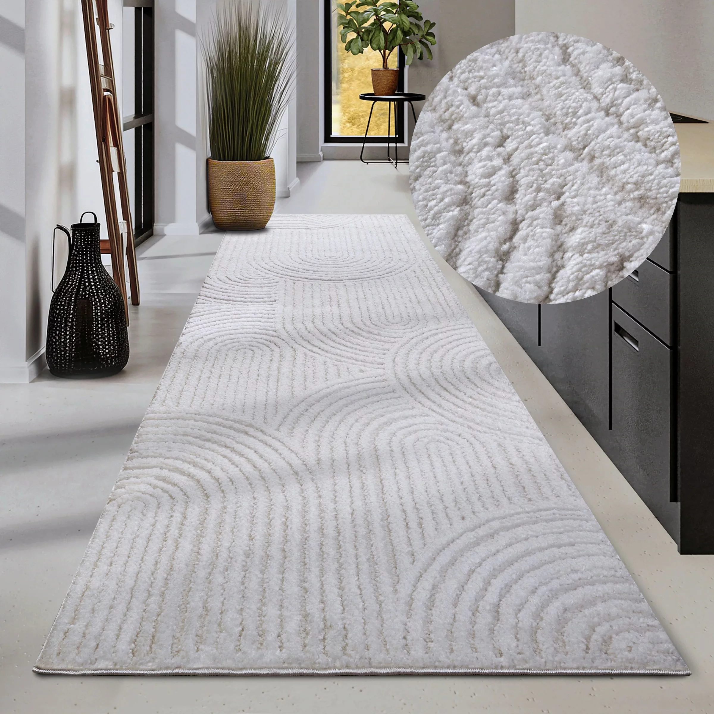 ELLE DECORATION Designteppich »Chappe«, rechteckig, 18 mm Höhe, Shaggy, Läu günstig online kaufen