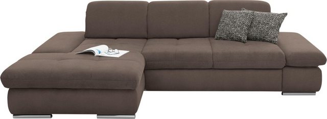 set one by Musterring Ecksofa "SO4100 V", mit verstellbaren Kopfteilen, wah günstig online kaufen