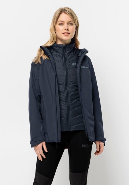 Jack Wolfskin 3-in-1-Funktionsjacke "GLAABACH 3IN1 JKT W", (2 teilig), mit günstig online kaufen