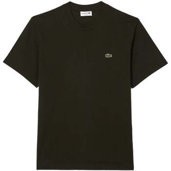 Lacoste  T-Shirts & Poloshirts Classic Fit Cotton T-Shirt Dark Khaki Green günstig online kaufen