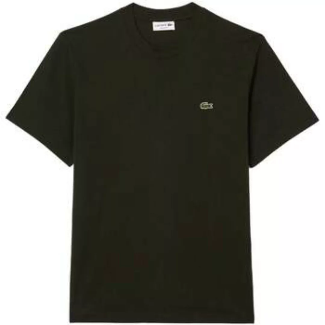 Lacoste  T-Shirts & Poloshirts Classic Fit Cotton T-Shirt Dark Khaki Green günstig online kaufen