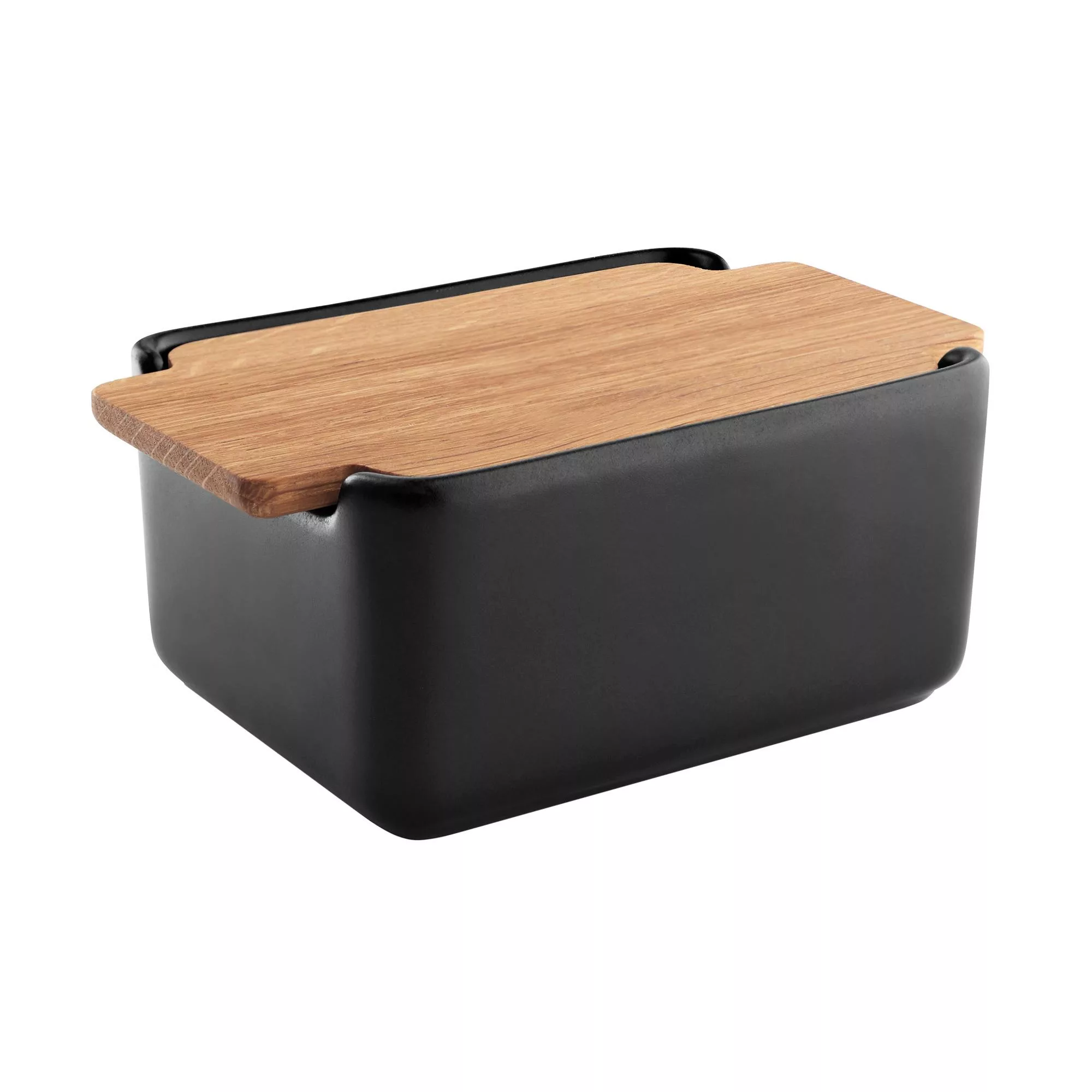 Eva Solo - Nordic Kitchen Butterdose mit Deckel - schwarz/LxBxH 14,5x9,5x6c günstig online kaufen