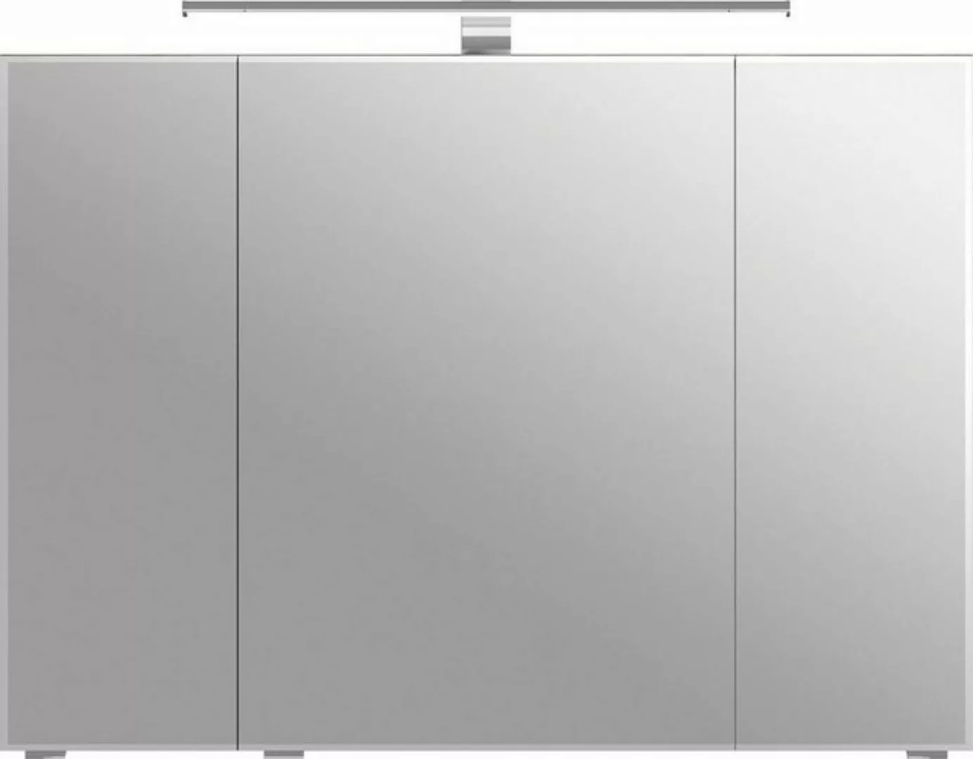 Saphir Spiegelschrank 6005 Sprint Badschrank, 3 Spiegeltüren, 6 Einlegeböde günstig online kaufen